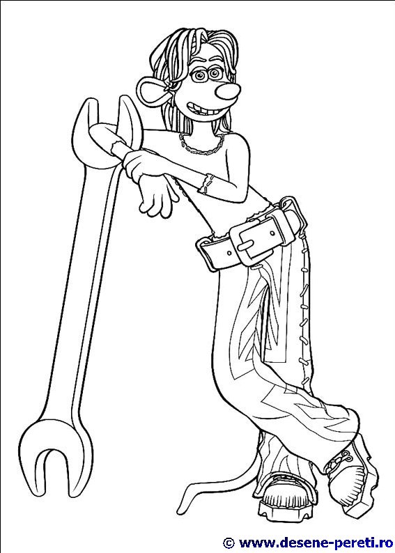 flushed away desene colorat